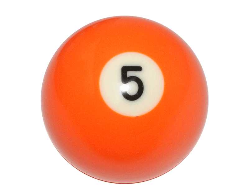 5 billiard ball