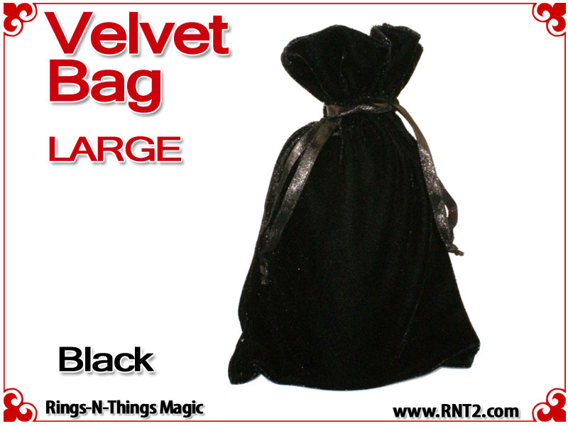 large velvet bag