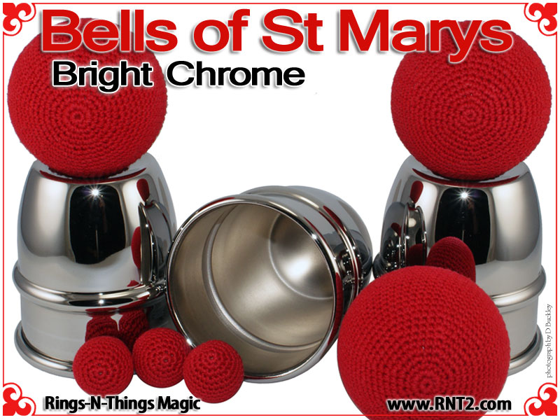 Bells of St Marys Steel Bright Chrome RingsNThings Magic