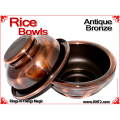 Rice Bowls | Copper | Antique Bronze
