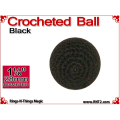 Black Crochet Ball | 1 1/8 Inch (28mm)