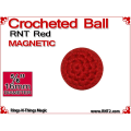 RNT Red Crochet Ball | 5/8 Inch (16mm) | Magnetic