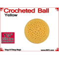 Yellow Crochet Ball | 1 1/8 Inch (28mm)