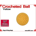 Yellow Crochet Ball | 3/4 Inch (19mm)