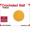 Yellow Crochet Ball | 7/8 Inch (22mm)