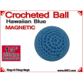 Hawaiian Blue Crochet Ball | 1 1/8 Inch (28mm) | Magnetic