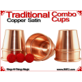 Traditional Tapered Combo Cups | Copper | Satin Finish 3