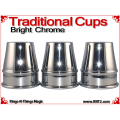 Traditional Tapered Cups | Copper | Bright Chrome 2