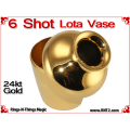 6 Shot Lota Vase | 24kt Gold 4