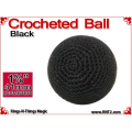 Black Crochet Ball | 1 5/8 Inch (41mm)