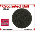 Black Crochet Ball | 1 7/8 Inch (47mm)