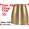 Don Alan Full Size Chop Cup | Brass | Satin Finish 2