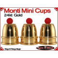 Monti Mini Cups | Brass | 24kt Gold