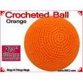 Orange Crochet Ball | 2 3/8 Inch  (60mm)