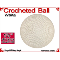 White Crochet Ball | 1 7/8 Inch (47mm)