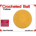 Yellow Crochet Ball | 1 5/8 Inch (41mm)