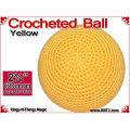 Yellow Crochet Ball | 2 3/8 Inch (60mm)