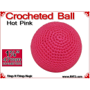 Hot Pink Crochet Ball | 1 7/8 Inch (47mm)