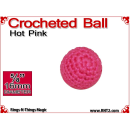 Hot Pink Crochet Ball | 5/8 Inch (16mm)