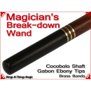 Magicians Break-Down Wand | Cocobolo & Ebony
