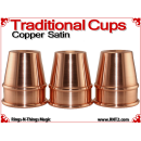 Traditional Tapered Cups | Copper | Satin Finish 2