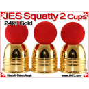 JES Squatty 2 Cups | Copper | 24kt Gold