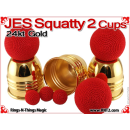 JES Squatty 2 Cups | Copper | 24kt Gold