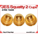 JES Squatty 2 Cups | Copper | 24kt Gold
