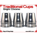 Traditional Tapered Cups | Copper | Bright Chrome 2
