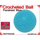 Parakeet Blue Crochet Ball | 1 7/8 Inch (47mm)