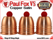 Paul Fox VS Cups | Copper | Satin Finish