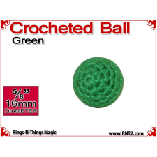 Green Crochet Ball | 5/8 Inch (16mm)