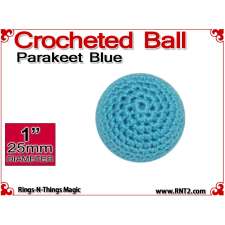 Parakeet Blue Crochet Ball | 1 Inch (25mm)