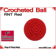 RNT Red Crochet Ball | 1 Inch (25mm)