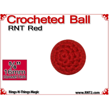 RNT Red Crochet Ball | 5/8 Inch (16mm)