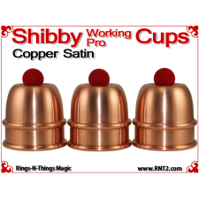 Shibby Working Pro Cups | Copper | Satin Finish 1