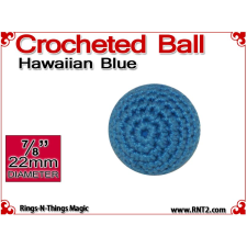 Hawaiian Blue Crochet Ball | 7/8 Inch (22mm)