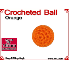 Orange Crochet Ball | 5/8 Inch (16mm)