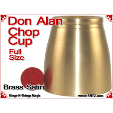 Don Alan Full Size Chop Cup | Brass | Satin Finish