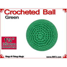Green Crochet Ball | 1 3/8 Inch