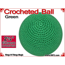 Green Crochet Ball | 2 3/8 Inch (60mm)