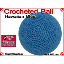 Hawaiian Blue Crochet Ball | 2 3/8 Inch (60mm)