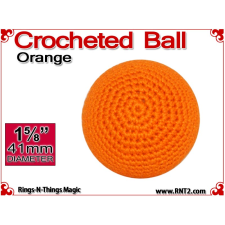 Orange Crochet Ball | 1 5/8 Inch (41mm)