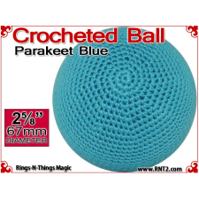 Parakeet Blue Crochet Ball | 2 5/8 Inch (67mm)