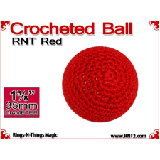 RNT Red Crochet Ball | 1 3/8 Inch (35mm)