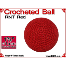 RNT Red Crochet Ball | 1 5/8 Inch (41mm)