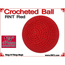 RNT Red Crochet Ball | 1 7/8 Inch (47mm)