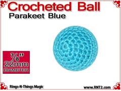 Parakeet Blue Crochet Ball | 7/8 Inch (22mm)