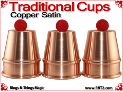 Traditional Tapered Cups | Copper | Satin Finish 1