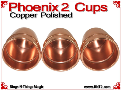 Phoenix 2 Cups | Copper | Polished Finish